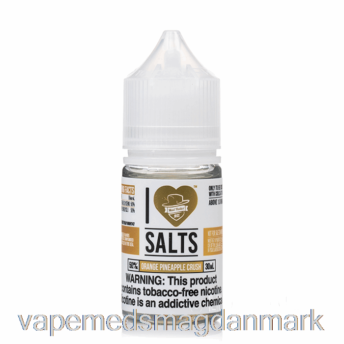 Vape Væske Orange Ananas Crush - Jeg Elsker Salt - 30ml 25mg